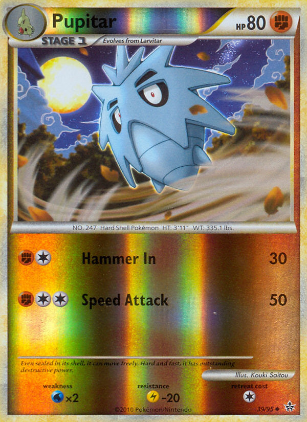 Unleashed Pupitar #39/95 reverse holo